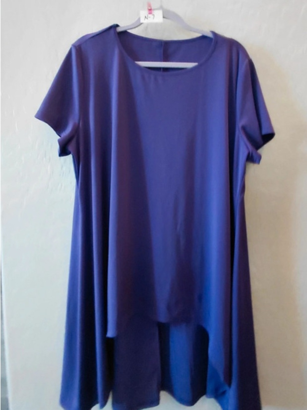 LuLaRoe Solid Purple High-Low Midi Dress